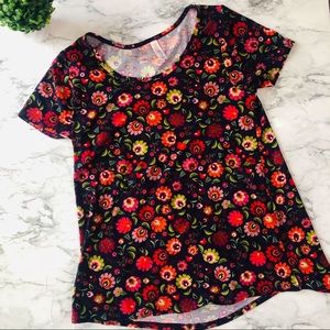 LulaRoe Flower Print Shirt